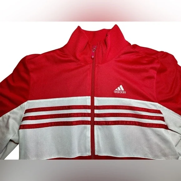 Adidas Retro Mesh Jacket Unisex Size Small​​​​ - Picture 5 of 10